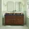 James Martin Vanities 60'' Double Vanity, Mid-Century Walnut w/ 3 CM Charcoal Soapstone Quartz Top 424-V60D-WLT-3CSP - alternate 6